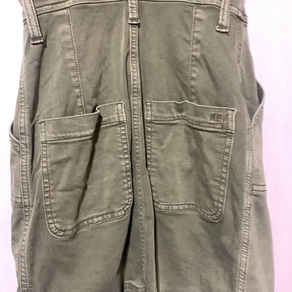 American Eagle Green Button Down Denim Mini Dress - Picture 7 of 8